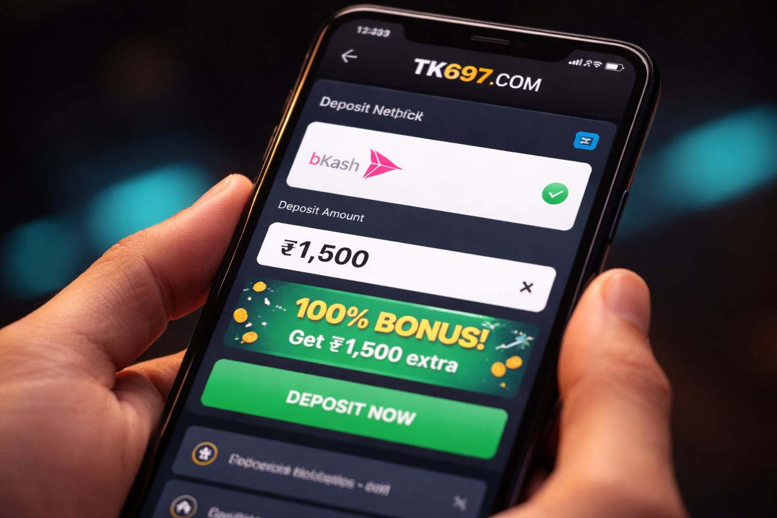 TK697 COM Welcome Bonus Terms Detail